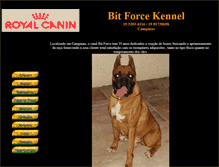 Tablet Screenshot of bitforcekennel.criadoronline.com.br